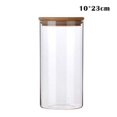thumbnail image 3 of Glass Kitchen Storage Canister Large Capacity Storage Jar for Food Storage Organization  10*25cm, 3 of 7