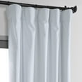 thumbnail image 5 of Exclusive Fabrics  Vintage Thermal Cross Linen Weave Blackout Curtains (1 Panel) White 50 X 96 96 Inches, 5 of 5