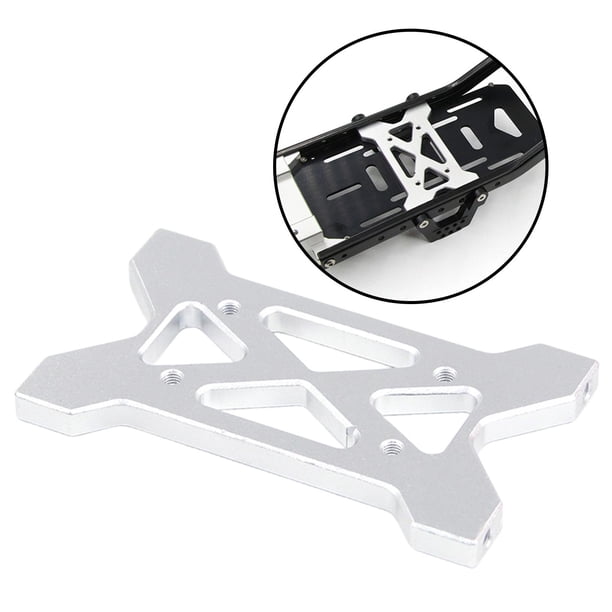 Carcasa de transferencia de repuesto soporte de choque/soporte de batería/haz trasero delantero para coche de orugas Axial SCX10 SCX10 II Soporte de bandeja de batería CUTICAT Repuesto de actualización de coche RC DIY