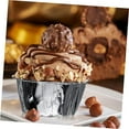 thumbnail image 5 of 50pcs Cupcake Cupcake Baking Cups Christmas Wrapping Paper Foil Wrapping Paper Mini Baking Cups Pudding Mousse Tart Cupcake Holder Boxes Pans with Lids Party Cupcake Liners Paper, 5 of 5