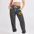 thumbnail image 2 of Funicet Women Fallow Fashion Printed Casual Drawstring Sports Ankle Binding Leg Sweatpants, 2 of 5