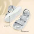 thumbnail image 5 of DREAM PAIRS Girls Flatform Wedge Open Toe platform Summer Sandals with Buckle Ankle Strap for Little Kid/Big Kid, 5 of 6
