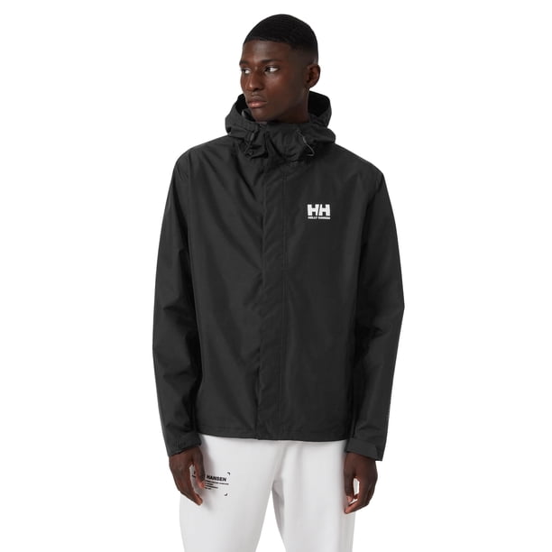 Campera Helly-Hansen Seven J Impermeable y Cortaviento Negra M