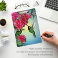 thumbnail image 4 of FMSHPON Hummingbird Flowers Clipboard Hardboard Wood Nursing Clip Board and Pull for Standard A4 Letter 13x9 inches, 4 of 7