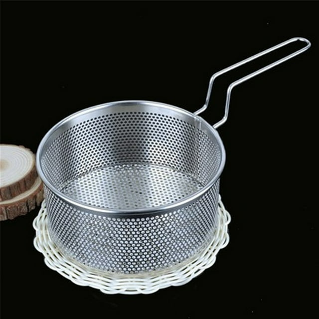 ziyahi Stainless Steel French Fry Chips Basket Net Strainer Kitchen Cooking Small