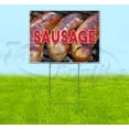 thumbnail image 1 of Sausage (18" x 24") Yard Sign, Includes Metal Step Stake, 1 of 6