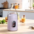 thumbnail image 4 of Multifunctional Portable Slow Cooker with Ceramic Glaze Inner and Steamer for Cooking Soup Rice Porridge, 4 of 5