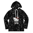 thumbnail image 6 of Hello Kitty Hooded Hoodies for Girls Boys, Kids Pullover Hooded with Pocket, Casual 3D Print Long Sleeve Sweatshirt Hoodies, 6 of 6