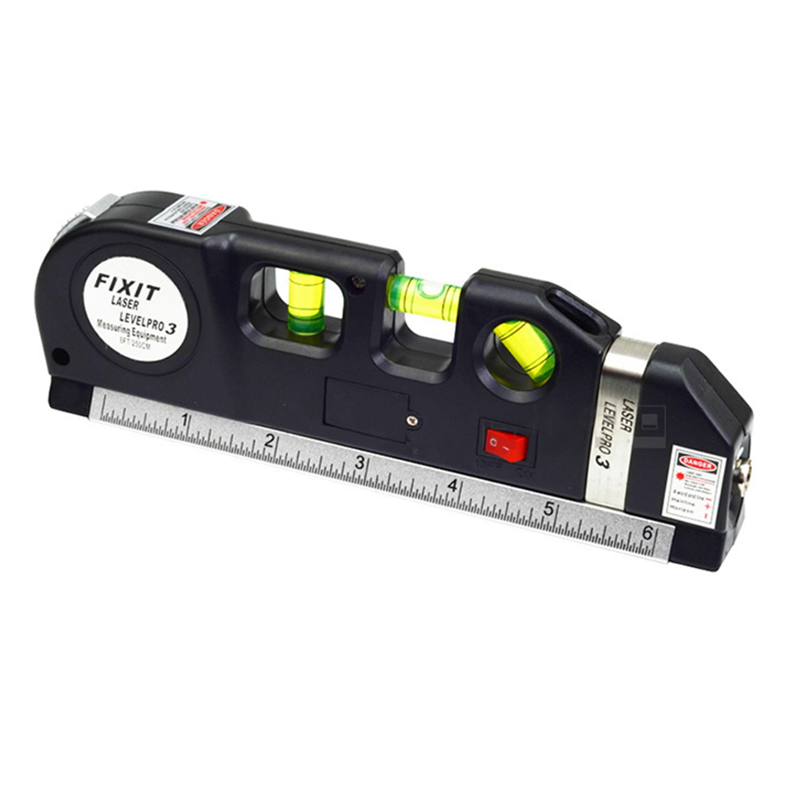 Lotpreco Laser Level, Multipurpose Cross Line Laser 8 feet Measure Tape Ruler Adjusted Standard