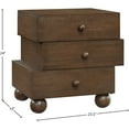 thumbnail image 3 of Meridian Furniture Askew Brown Night Stand, 3 of 11