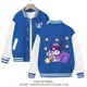 thumbnail image 5 of Sanrios Cinnamoroll Kuromi Pochacco-Chaqueta de uniforme de béisbol estampada para niños, abrigo de manga larga Kawaii, regalo para niños, 5 of 5