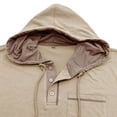 thumbnail image 7 of Tisuna Fall T-Shirts For Mens Casual Hooded Drawstring Tops Men Solid T Shirts For Work Office Size S, 7 of 7