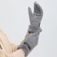 thumbnail image 5 of Guantes de invierno cálidos para mujer con pantalla táctil y forro polar, guantes de invierno tejidos para clima frío, 5 of 5