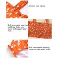 thumbnail image 3 of Maillots de Bain Bandeau 2 Pièces Taille Haute pour Femmes, 3 of 6