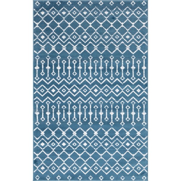Unique Loom Moroccan Trellis Contemporary Area Rug or Runner Walmart