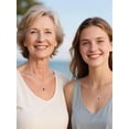 thumbnail image 4 of Mother Daughter Matching Heart Pendant Necklace Set for 2 925 Sterling Silver Cat Necklace for Women Mom Mama Gifts Jewelry, 4 of 10