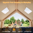 thumbnail image 3 of Qunler 4-6 Person Inflatable Glamping Tent with Pump, Large Waterproof Air Tent for Camping, Easy Setup in 5 Mins, Windproof Cabin Shelter, Beige, 3 of 10