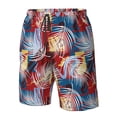 thumbnail image 5 of Naloa Hawaiian Style Men's Beach Shorts, Surfing shorts, Swim trunks, Quick Dry Swim Trunks for Surfing Beach Fun - Large, 5 of 9