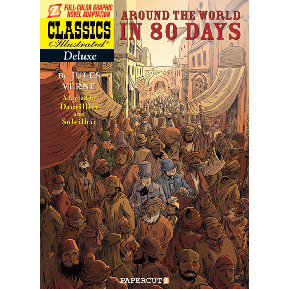 Around The World In 80 Days 2021 Classics Illustrated Deluxe #7 : Around the World in 80 Days - Walmart
