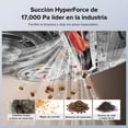 thumbnail image 3 of roborock Qrevo Edge S5A Robot Aspirador y fregona, 17.000 Pa, Cero enredado, Cepillo para Polvo Principal DuoDivide Cepillo para Polvo Lateral, Limpieza con fregona de Agua Caliente y autolimpiante, 3 of 5