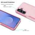 thumbnail image 2 of For Galaxy S25 FE 5G 2025 Case ,Sturdy Phone Case for Galaxy S25 FE 6.7 inch ,Tiflook Shockproof Protection Heavy Duty Armor Hard Plastic & Rubber Rugged Bumper 2-in-1 Case Cover ( Pink ), 2 of 6
