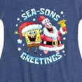 thumbnail image 3 of SpongeBob SquarePants - Seasons Greetings - Toddler And Youth Girls Fit And Flare Dress, 3 of 5