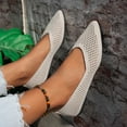 thumbnail image 7 of uvwlwu Casual Shoes for Women Fashionable Shoes Breathable Flat On Pointed Toe Loafers For Everyday Relaxation, 7 of 7