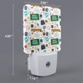 thumbnail image 2 of Pofeuu Back To School A Print Night Lights Plug into Wall with Dusk-to-Dawn Light Sensor, LED Nightlight for Bathroom, Adult, Hallway-EU, 2 of 7
