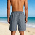thumbnail image 5 of Men's Athletic Work Shorts, Nylon Quick Dry Joggers, Elastic Waist Drawstring Straight Leg, Lightweight Breathable Cargo Pockets for Gym Workout Running Hiking, Outdoor Summer, 5 of 9