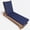 Navy blue, variant on Favoyard Outdoor Lounge Chair Cushion 72x21x3 in Rainproof Color Fade-Resistant & Removable Cover Patio Chaise Lounge Cushion with High Resilience