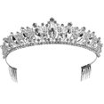 thumbnail image 4 of Bridal Crown Crystal Comb Hair Hoop Rhinestone Bride Headdress Wedding Hair Band Z, 4 of 4