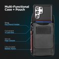 thumbnail image 4 of Encased 2-in-1 Belt Pouch and Phone Case for Samsung Galaxy S25 Ultra (2025) Full Body Protection with Holster Clip and Screen Protector Included (Black), 4 of 9