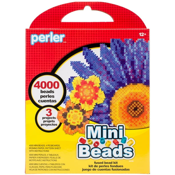 Perler Fused Mini Bead Kit Flowers