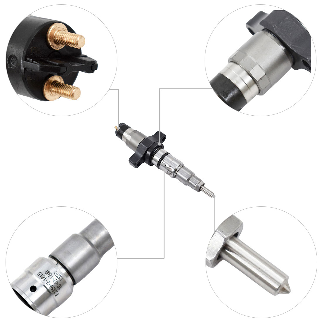 LABLT Diesel Fuel Injector Set for 2004-2009 Dodge Ram Cummins 5.9L 0445120238