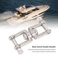 thumbnail image 3 of 【título】 Conector Marino De Doble Grillete Giratorio Para Barcos De Acero Inoxidable Para Barcos Y Yates, 3 of 7