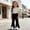 Black, variant on Girls Flare Pants Solid Color Front Slit Bell Bottom Cut Fashion Leggings High Elastic Stretchy Kids Casual Long Trousers