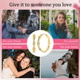 thumbnail image 2 of MULA Original 925 Sterling Silver Large Hoop Earrings Heart Starry Sky 5A Zircon for Women Jewelry Gift, 2 of 5