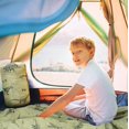 thumbnail image 2 of Kids Sleeping Bags for Boys - Military Green Dinosaur - YOLO 45 Camping Sleeping Bags for Kids with Carry Backpack Bag - Outdoor and Indoor, 2 of 6