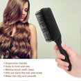 thumbnail image 4 of Brosse démêlante professionnelle pour salon de coiffure, portable et simple, pour le coiffage, 4 of 4