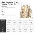 thumbnail image 5 of Fuzoiu Hippie Bee Honeycomb Print Unisex Sun Protection Hoodie,UPF 50+ Light Jacket,Full Zip Sun Protection Hoodie,Long Sleeve Sun Shirts,for Outdoor Activities-Large, 5 of 7