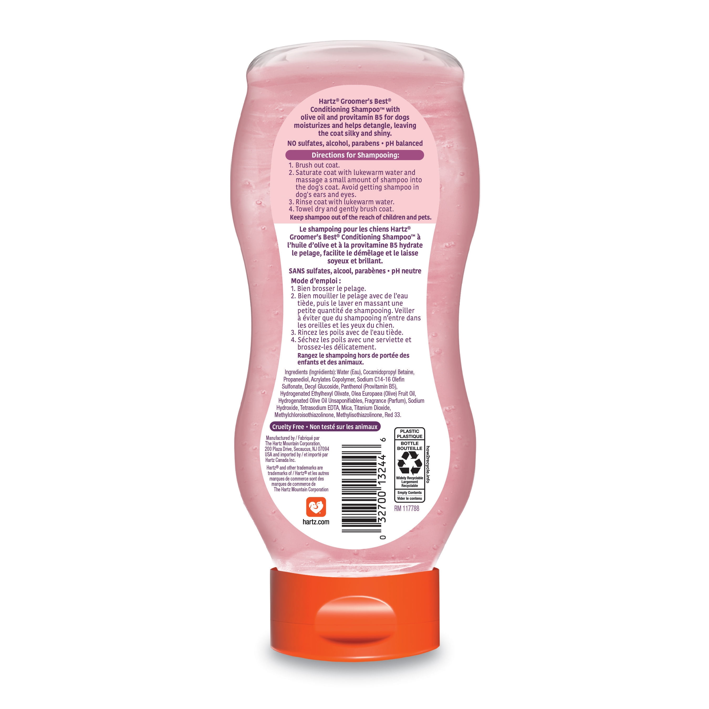 Hartz Groomer's Best Conditioning Shampoo, 18 Fl Oz