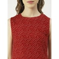 thumbnail image 4 of Moomaya Womens Printed Short Dress, Sleeveless Frilled Hem Round Neck Mini Dress, 4 of 8