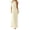 Beige, variant on Kvture Women Summer Halter Neck Maxi Dress Flowy Ruffle Tiered Sleeveless Sundress Boho Backless Spaghetti Strap Long Dress Beige