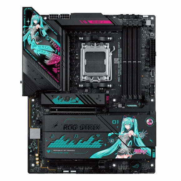 Mother amd x870e-h wifi asus rog strix gaming miku am5 4xddr5 256gb atx 90mb1ma0-m0eay0