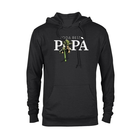 Star Wars Yoda Lightsaber Best Papà La Festa del Papà - Pullover Hoodie for Adults - Customized-Black