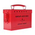 thumbnail image 1 of Caja de seguridad Lockout Tagout Group TRADESAFE Premium Loto, acero de 18 g, 1 of 8