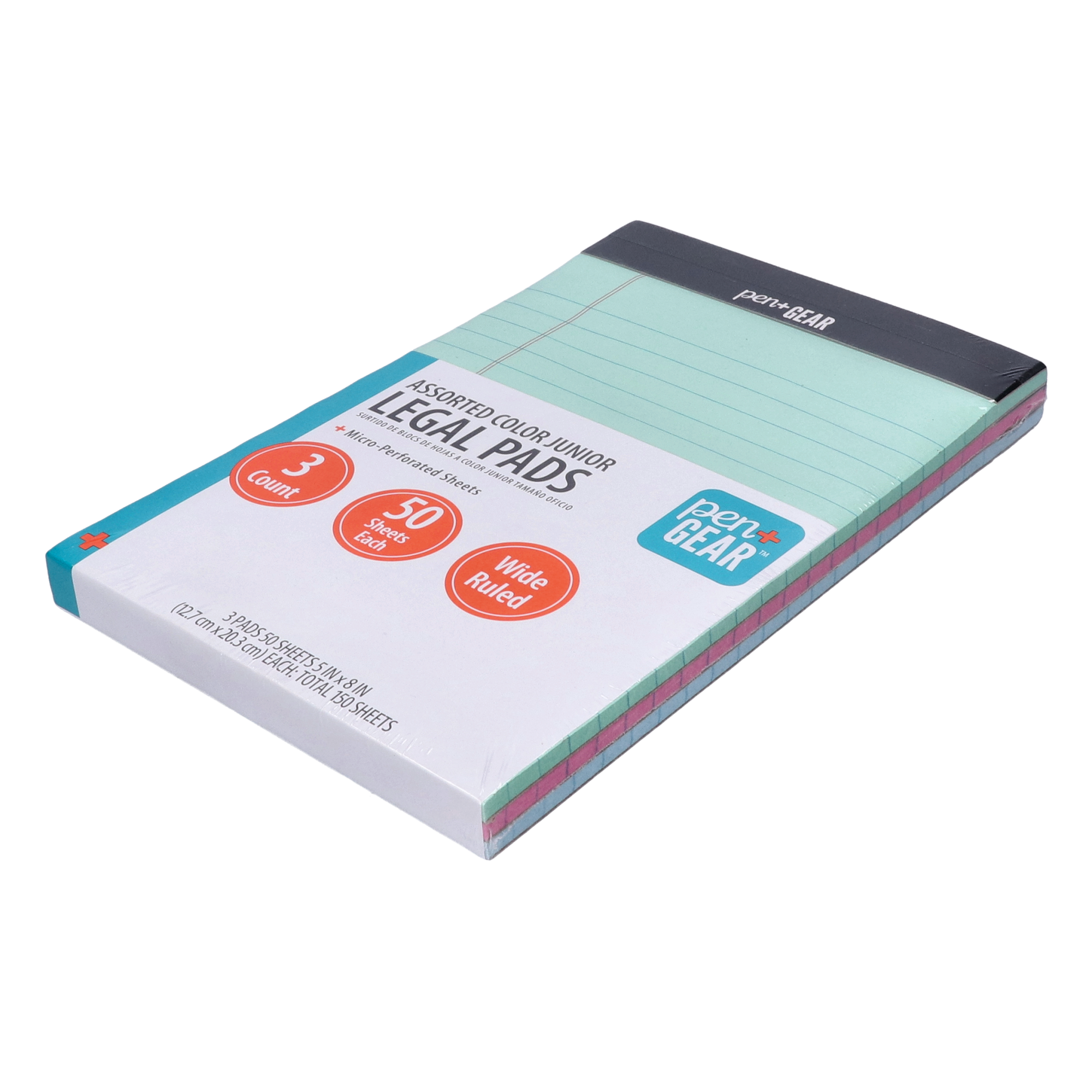 Pen+Gear Pastel Legal Pads 5x8, 50 Sheets, 3-Pack photo 7