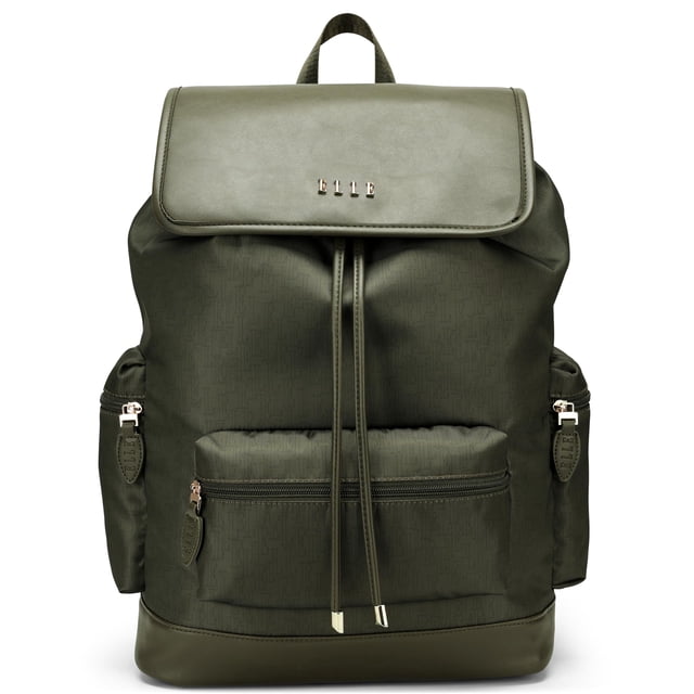 Mochila ELLE Wayfarer 23L Monograma Verde Oliva para Viaje