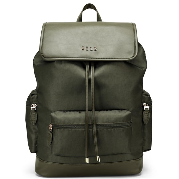 Mochila ELLE Wayfarer 23L Monograma Verde Oliva para Viaje