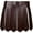 coffee, variant on Jiibva Men's Gladiator Costume PU Leather Gladiator Kilt Skirt Punk Style Skirt Belt